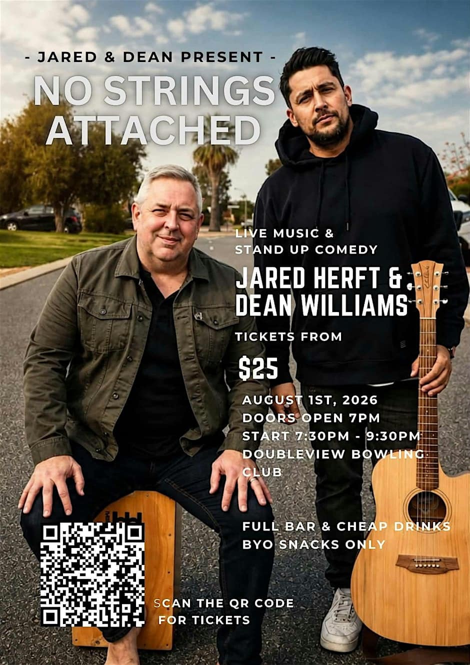 Jared + Dean Duo Musical Comedy poster