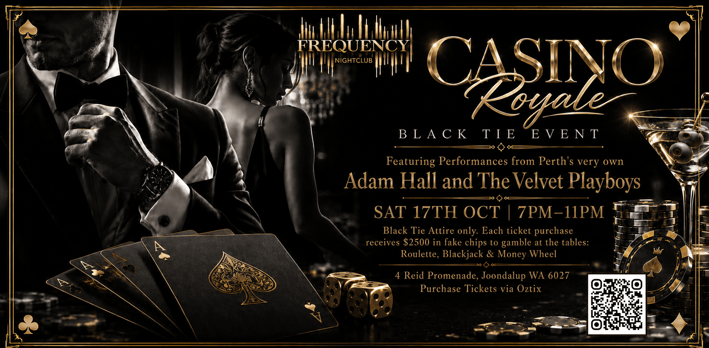 Bed Before 11 Presents: CASINO ROYALE ft Adam & The Velvet Playboys poster