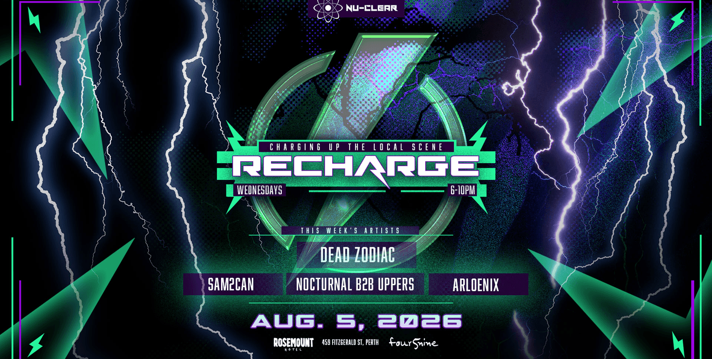 RECHARGE WEDNESDAYS poster