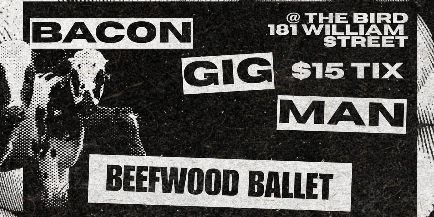 Bacon Gig Man poster