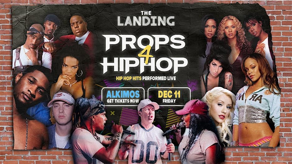 LIVE! Old Skool Hip Hop and R&B party @ The Landing poster