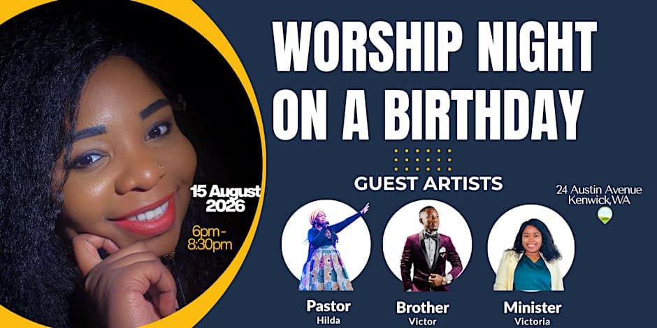 Worship Night on a Birthday! poster